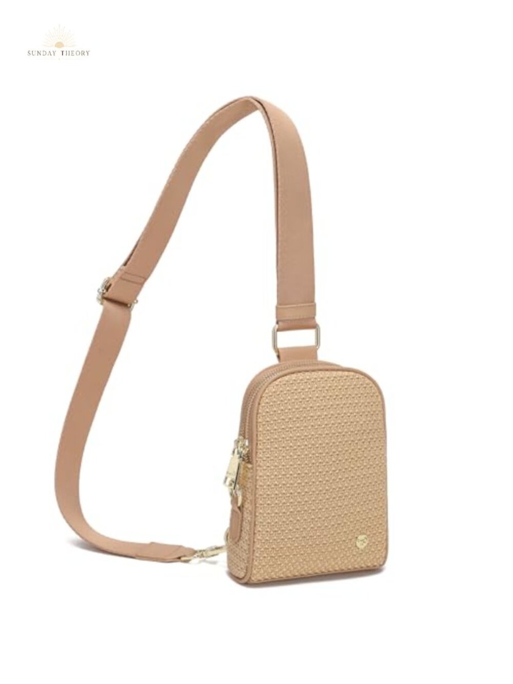 Small Faux Straw Crossbody Bag Summer Beach Sling Purse